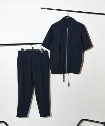 ウォータープルーフ4WAYストレッチZIPシャツ