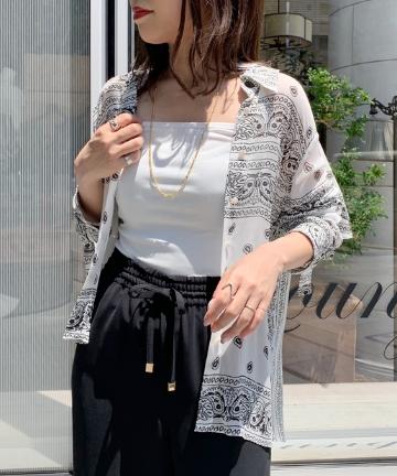 【Dion Lee】バンダナ柄ブラウス