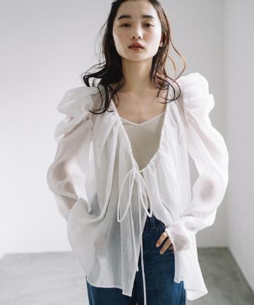 ONEME Sheer feeling Tunic Blouse