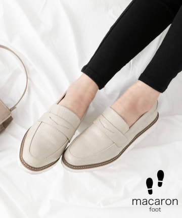 【マカロンFoot/新色追加】厚底ローファー3