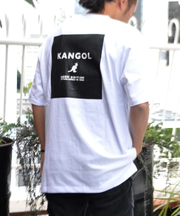 KANGOL　BOXロゴTシャツ