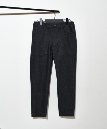 4WAYストレッチBLACKデニムクロップドパンツ