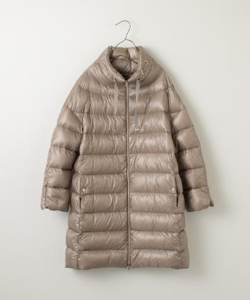 【HERNO】ハイカラーロングダウンコート