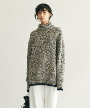 【INSCRIRE】タートルネックプルオーバーニット