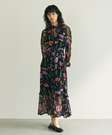 【BAUM UND PFERDGARTEN】ガーデンプリントワンピース