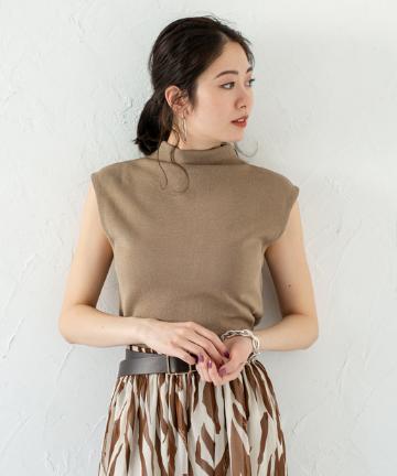 【定番人気】ボトルネックニット