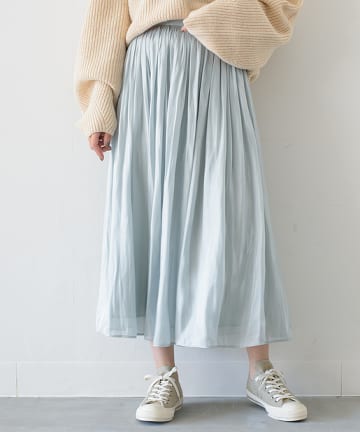 ラスターギャザースカート