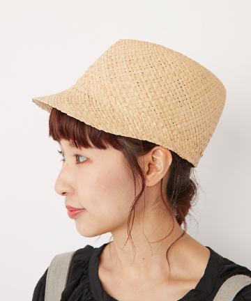 ラフィアキャップ