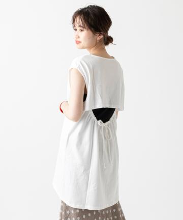 バックシャンフレンチTシャツ