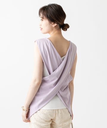 BACKクロスタンクトップ