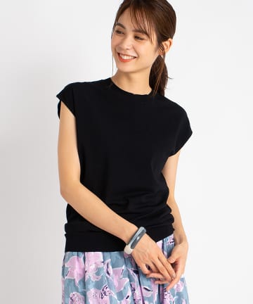 【手洗い可】クルーネックフレンチニット