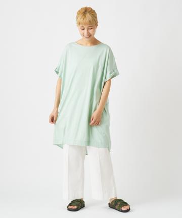 クシュクシュ袖チュニック