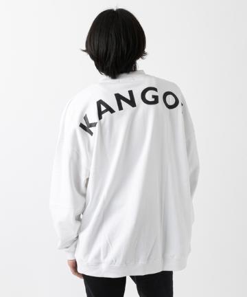 【WEB限定】KANGOL/カンゴール ロゴプリントモックネックプルオーバー