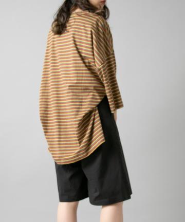 【UNISEX】MESH T/T SET MULTI BORDER TSHIRT