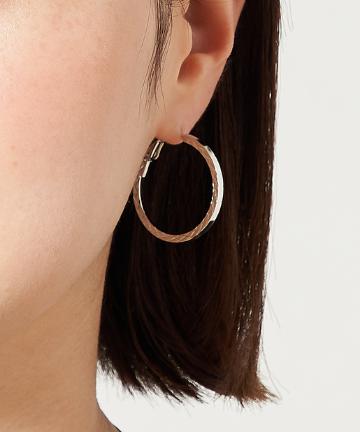 カットフープピアス