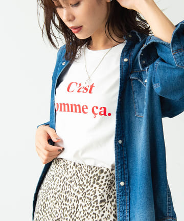 【大人気!洗える・LES PETITS BASICS】 ロゴT