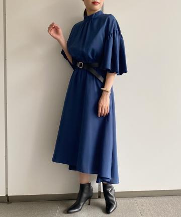 フレアスリーブワンピース