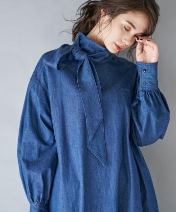 【Nell(ネル)】デニムワンピース