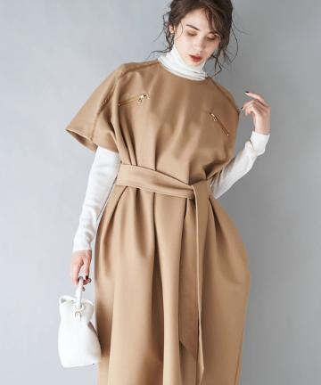 【Nell(ネル)】ジップポケットワンピース