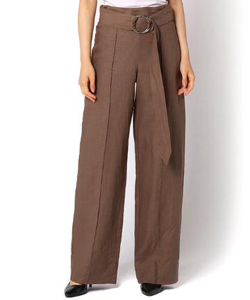 【BAUM UND PFERDGARTEN】ベルトバックルリネンパンツ