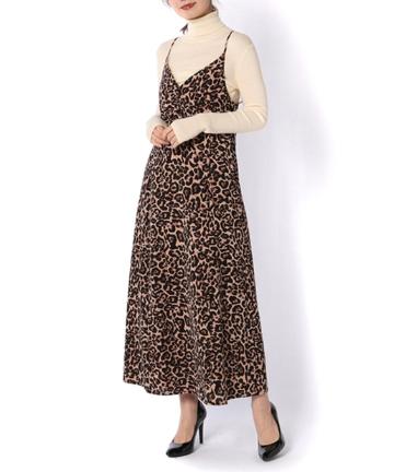 【BAUM UND PFERDGARTEN】レオパードキャミワンピース