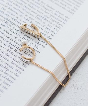 【Anthem for the senses】パールチェーンイヤーカフ