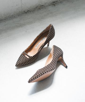 【PELLICO/ペリーコ】チェック柄定番パンプス