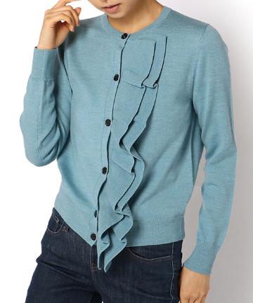 【DEMYLEE】フリルカーディガン