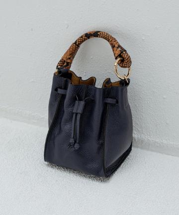 【PAOLA NUTTI/パオラ ヌッティ】パイソンハンドルバッグ