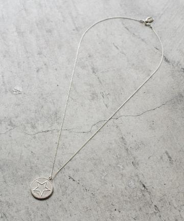 【Chibi Jewels/チビ ジュエルズ】シルバースターコインネックレス