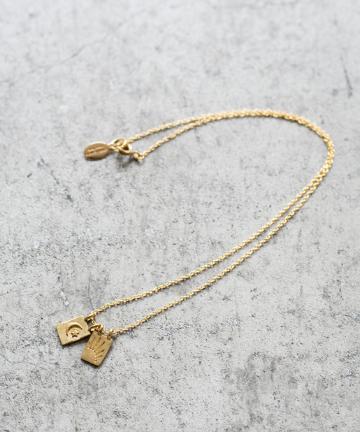 【Chibi Jewels/チビ ジュエルズ】2連プレートネックレス