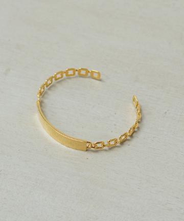 【FULL OF GRACE/フルオブグレイス】プレートチェーンブレスレット