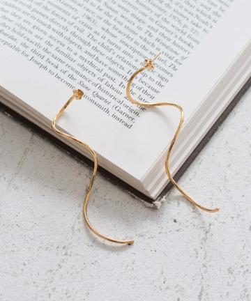 【PAZ COLLECTIVE/パズ コレクティブ】ウェーブピアス