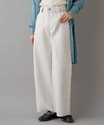 【Rodebjer】 ペイントリネンパンツ