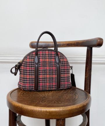 【POTIOR/ポティオール】 チェック柄ハンドバッグ