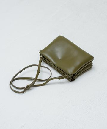 【YAHKI/ヤーキ】3口ショルダーバッグ