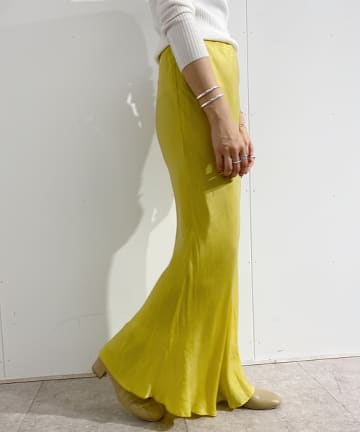 <web限定>フィブリルツイルマキシスカート