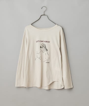 girlプリントロンTee