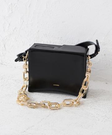 【LOEUVRE/ルーブル】スクエアチェーンバッグ