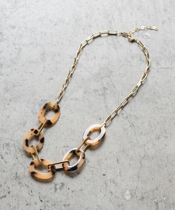 【a.v.max/エーヴィ・マックス】べっ甲ネックレス