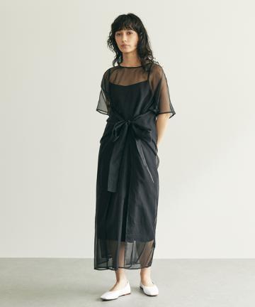 【SHAINA MOTE】シアーワンピース