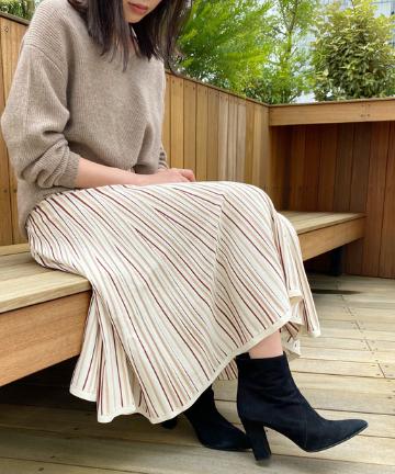 マルチニットプリーツスカート