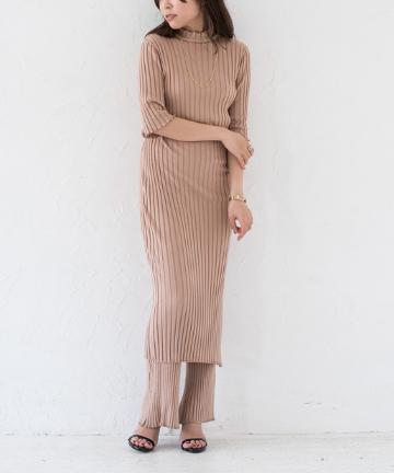 タートルワイドリブワンピース