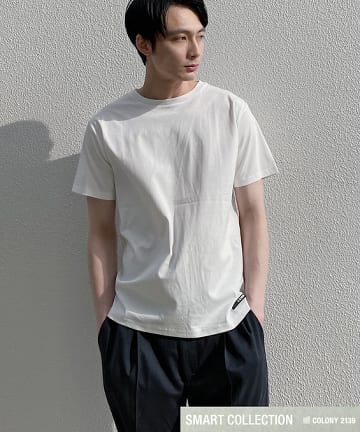 【SMART COLLECTION】スマートクルーネック半袖Tシャツ