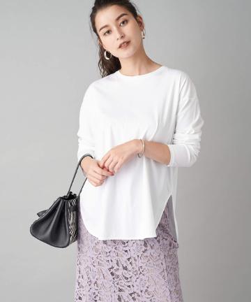 【手洗い可・marmors(マルモア)】ラウンドネックカットソー