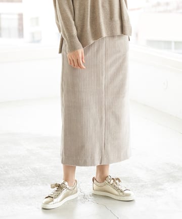 【marmors(マルモア)】ストレッチコーデュロイスカート