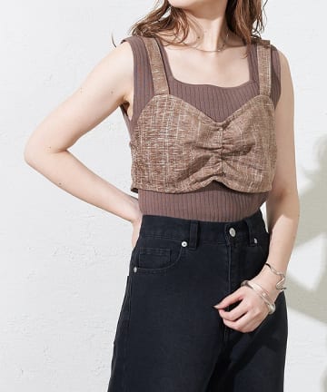 BACKリボンビスチェ