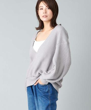 【《主役級カットソー》Seagreen(シーグリーン)】Vネックプルオーバー