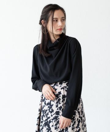 スカーフネックブラウス