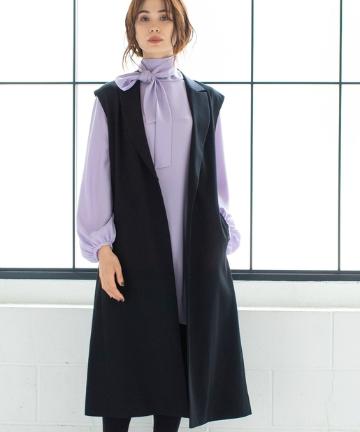 クリアツイルロングジレ